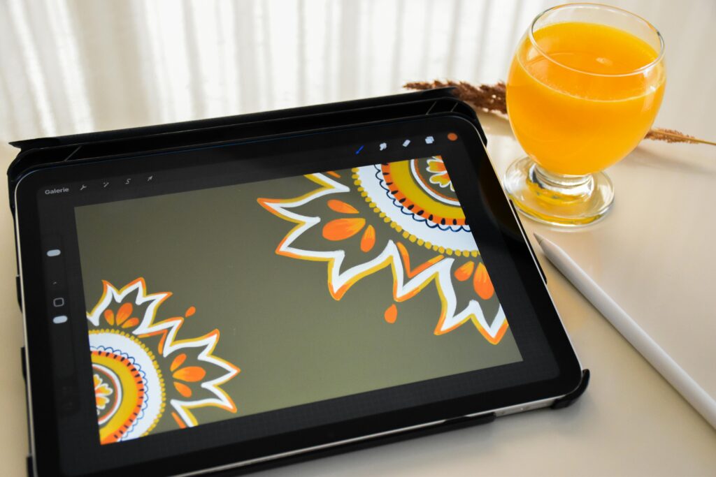 le collectif digital avec la tablette
